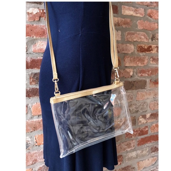 crossbody clear stadium bag
